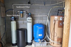 Black Mountain Family Gets Iron filter and Water Softener