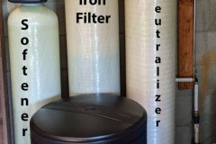 Customer Upgraded Neutralizer, Iron filter, and Softener