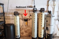 Customer in Canton Gets Full Water Filtration System Install