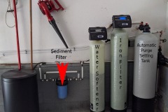 Iron Filter, Softener, and Auto Purge Settling Tank Install