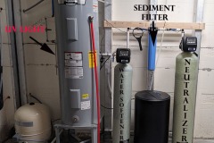 Neutralizer, Sediment filter, Softener and UV light Installed