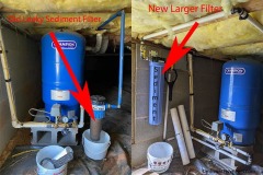 Weaverville Customer Upgrades to Larger Sediment Filter