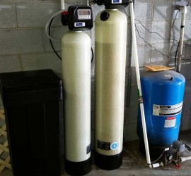 Water softener and neutralizer install