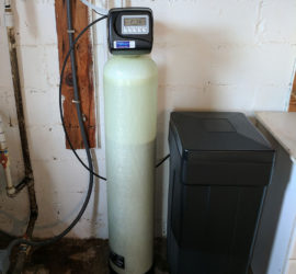 Hard water problem fixed with new water softener
