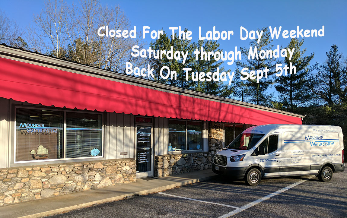 Mountain Water Systems Closed For Labor Day