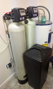 Burnsville Customer removes iron and hard water