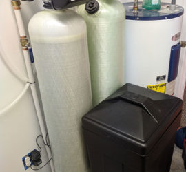 Burnsville Customer removes iron and hard water