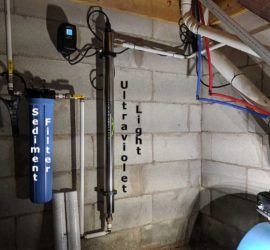 Barnardsville Customer gets a UV Light for Spring Water