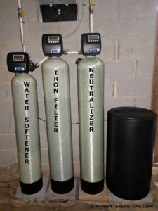 Neutralizer Iron Filter and Water Softener Installed