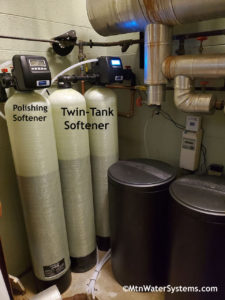 Triple Water Softener System Installed in Brewery