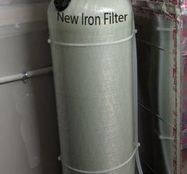 Iron water removed from new home