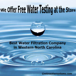 Free Water Testing with your Water Sample