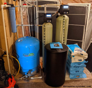 Neutralizer and Softener install equals Great Water!