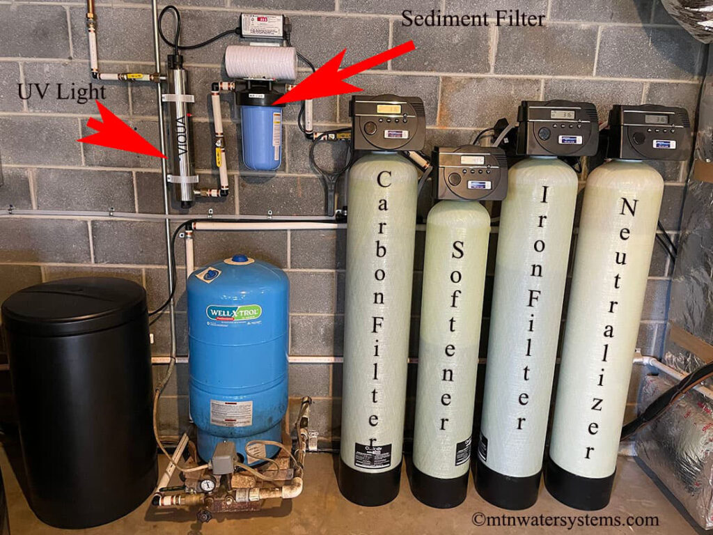 Weaverville customer gets the whole filtration system!