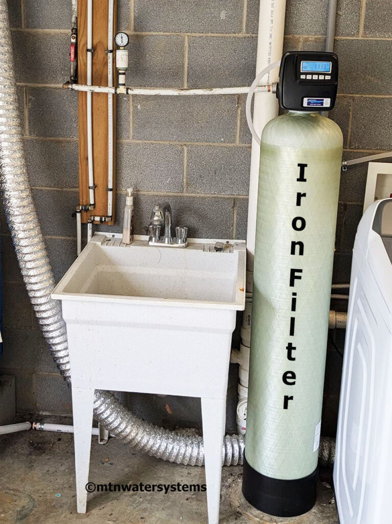 Homeowner in Weaverville Installs Iron Filter for Great Water
